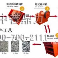 贵州惠水县某石料厂用时产1000吨石灰石生产线设备由鼎力提供