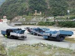 韶瑞重工移动破碎筛分设备助力汶川泥石流灾后重建！