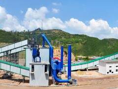 甘肃平凉市年产400万吨石灰石生产线建成调试