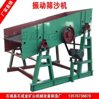 砂场筛分设备振动筛 粗砂分级圆振筛 选矿脱水筛 新型振动筛价格
