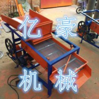 柴油动力筛 机械设备分离高效优质筛选机 带风选比重清粮机筛选机设备 大型花生秧滚筒筛