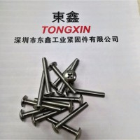 东鑫工业紧固件专业生产定制 螺钉 机螺钉  十字大扁头机螺钉